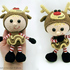 133 Crochet Pattern - Girl doll in a Reindeer outfit - Amigurumi PDF file by Stelmakhova