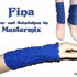 Fina, gestrickte Arm und Beinstulpen