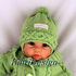 Baby hat knitting pattern 40/42 or 22" baby doll