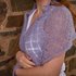 crochet pattern stole "diamond night", light shawl