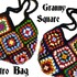 E-Book * RetrO Bag GrannY SquarE * Häkelanleitung, pdf-Datei, upcicled Häkeltasche, Hippietasche,