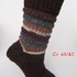 Strickanleitung für Socken mit Wellenmuster für Gr. 41/42