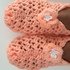 Crochet Slipper size US7-8-Euro 37-38-UK5-6, 9-1/2 inches - 24.1 cm