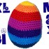 e-Book * kunterbuntes Maxi-XL-Eier * Amigurumi, Osterei, pdf-Datei, Häkelanleitung Maxiei, buntes XL-Häkelei