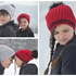 - RUBY - Beanie alle Größen alle Größen, Winterbeanie mit Pelzbommel, ausführliche Größentabelle,