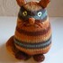 kleine Kuschelkatze Karlo gestrickt