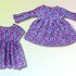 2 in 1 Häkelanleitung - Kindertop oder Kleid violet rose - alle Größen - einfach