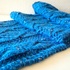 Knitting pattern for lace scarf in bulky alpaca yarn "Somewhat Blue"