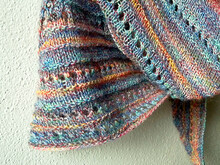 Triangle Shawl Knitting Pattern Not Another Drop Stitch Shawl