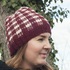 Plaid Hat Knitting Pattern in stranded colorwork "Gingham on My Mind"