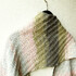 Easy rectangle stole knitting pattern "Primavera Wrap"