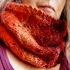 Bulky Lace Cowl knitting pattern "Flammes"