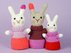 Mini Bunny "The Stash Gobblers #04" knitting pattern