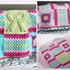 baby blanket "big love" 90*65 cm with grannys