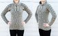 Hoodie mit Zopfmuster Gr. XS bis XXL (nahtlos, Raglan)