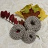 crochet hair donut bun maker pattern, sock bun, 3 sizes