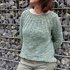 Melierter Pullover mit Rundpasse, E-Book Gr. 36, 38, 40, 42