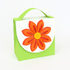 Kleine Geschenktasche mit Blume – Bastelanleitung mit Vorlagen