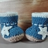 supersüße Baby - Boots mit Sternchen - Babyschuhe