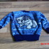 Kinderstrickjacke in Größe 80 - 86 mit Hundemotiv