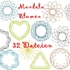 schnelle Mandala Blumen Stickdatei