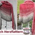 Tuch "Herzflattern" mit 1 Woolly Hugs BOBBEL-COTTON stricken