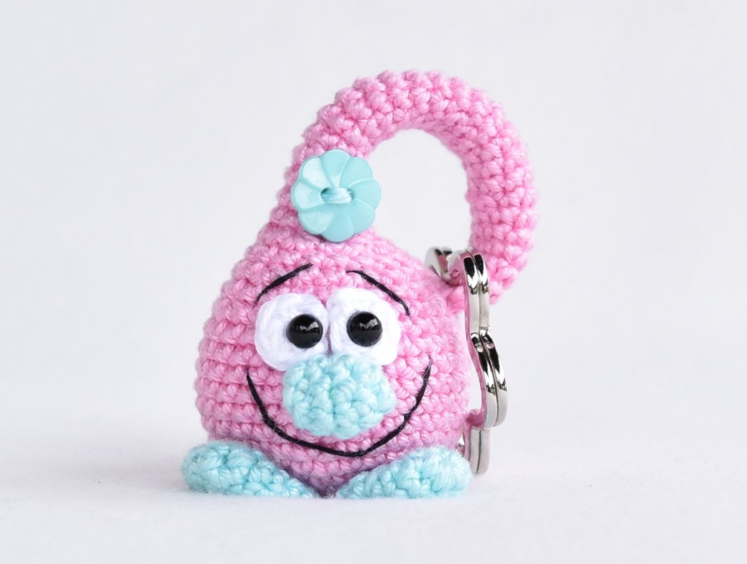 Crochet Pattern - Key chain Tröpfli - Photos and pictures