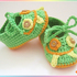 Häkelanleitung: Babyschuhe Monsterchen (5 Größen: Frühchen - 1 Jahr)