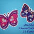 Stickdatei Schmetterling Flower Butterfly neu mit 25 Dateien