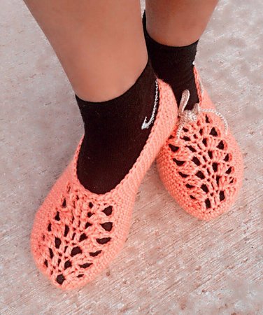Crochet Pattern for a Womens House Slipper, Easy Lady Loafers - Easy ...