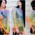 Sommer Poncho "SUNSET" super einfach - 1 Bobbel