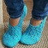 Crochet Pattern home shoes (US 5 / 7 / 9 / 11; UK 3 / 5 / 7 / 9)