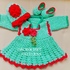 Baby dress crochet pattern set,pinafore baby dress, take home baby dress, hat and shoes, Nb to 24MO