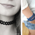 Häkelanleitung Chocker und Wickelarmband - Gittermuster