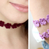 Häkelanleitung Chocker und Wickelarmband mit Blüten / Blumen