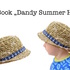 E-Book "Dandy Summer Hat" sizes newborn - adult