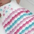 crochet pattern baby dress "unicorn", 0-4 years