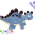 Stegosaurus Dino crochet pattern