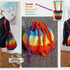 kunterbunte Regenbogen-Tasche / Matchsack / Beutel / Rucksack