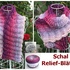 Schal "Relief-Blätter" mit 1 BOBBEL-COTTON häkeln mit Veronika Hug