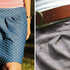 2in1 Chino Minirock + Minirock mit Passe Gr. 34-50