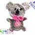 Koala Crochet Applique Pattern