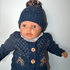 Baby Trachten Jacke mit Mütze * Hirsch * 3 Größen