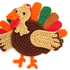 Turkey Thanksgiving crochet Applique Pattern