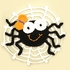 Spider Halloween crochet Applique Pattern