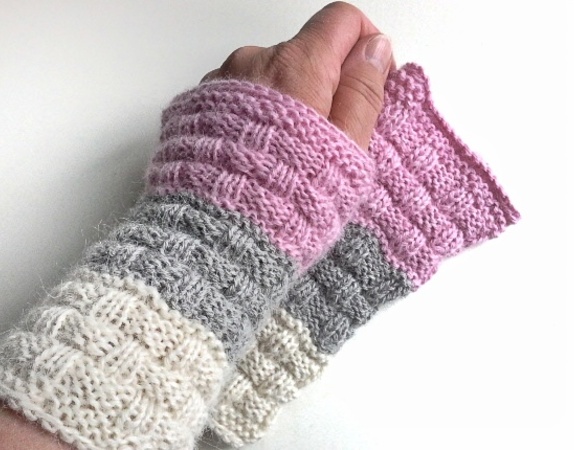 Classics - Handstulpen Stricken Flechtmuster 2 Versionen