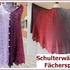 Schulterwärmer "Fächerspiel" aus 1 Woolly Hugs Bobbel-Cotton gestrickt