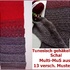 Schal "MultiMuS" aus 1 Woolly Hugs Bobbel-Cotton oder Bobbel-Merino tunesisch gehäkelt