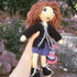 Doll with changeable clothes - crochet pattern