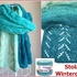 Stola Winterdurft mit 1 BOBBEL-MOHAIR von Woolly Hugs stricken mit Veronika Hug